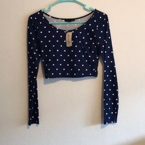 Forever 21 super cute crop long sleeve‼️
